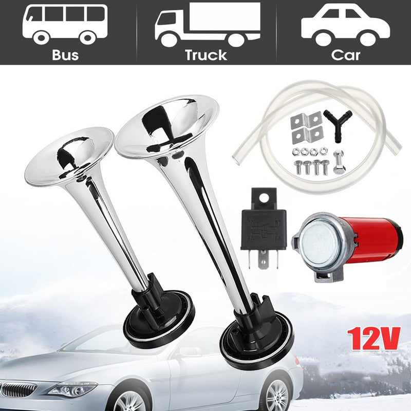 🔥 Kit de Bocina de Aire de Doble Trompeta Universal