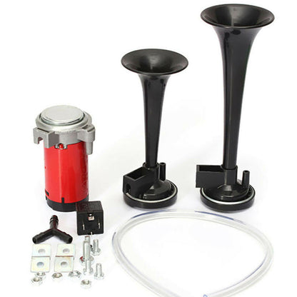 🔥 Kit de Bocina de Aire de Doble Trompeta Universal