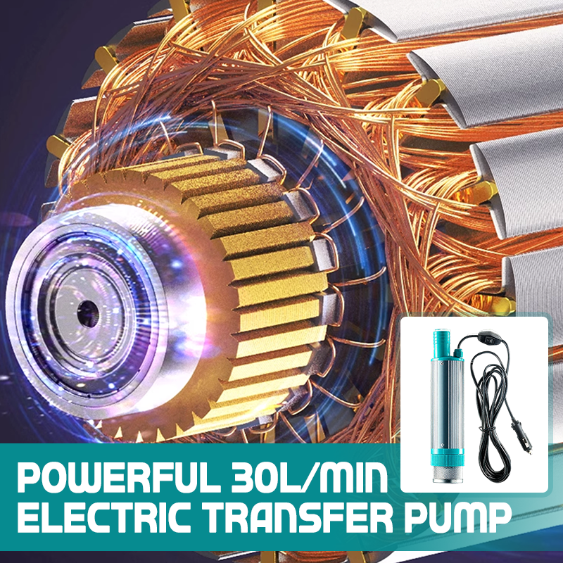 Powerful 30L/min Electric Transfer Pump
