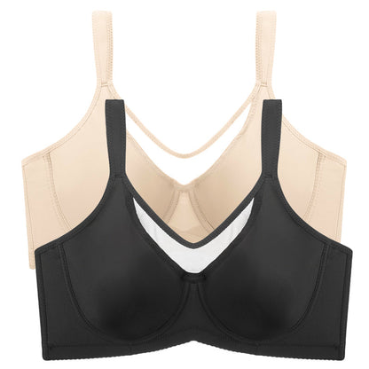 🏆 LETZTER TAG – 50% RABATT!! 💐 Frauen Plus Size Kühlender Minimizer-BH mit voller Abdeckung-32
