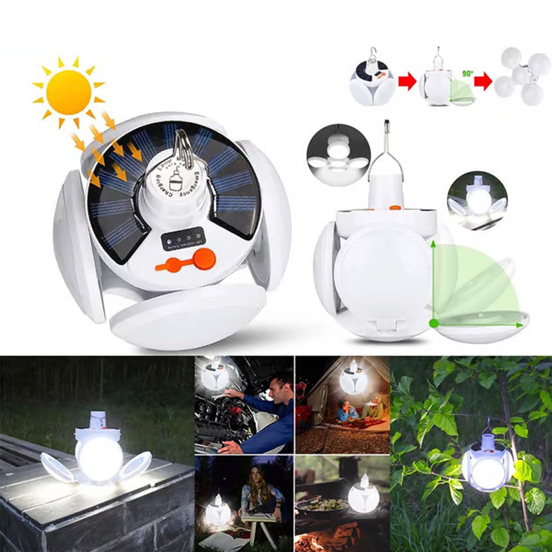 ⚽💡 Lámpara Solar Flexible en Balón de Fútbol – ¡Impermeable, Multifuncional y 360° de Iluminación! 🌞✨
