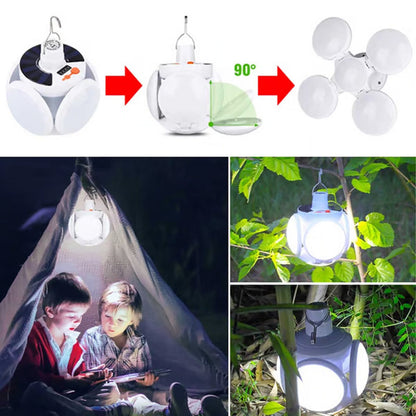 ⚽💡 Lámpara Solar Flexible en Balón de Fútbol – ¡Impermeable, Multifuncional y 360° de Iluminación! 🌞✨