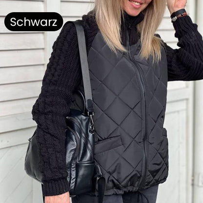✨Solange der Vorrat reicht 50% Rabatt!🎉Gestrickte Patchwork-Pufferjacke für Damen-8