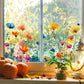 💐Colorful Floral Bouquet Window Sticker🖼️-3