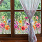 💐Colorful Floral Bouquet Window Sticker🖼️-4