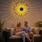 ☀️ Solar mandala light for garden & patio – 2-in-1 floor lamp & wall light – Ornamental light decoration with vintage effect – Rustproof & durable-5