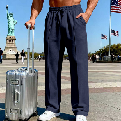 👖  Herren Freizeithose mit Geradem Bein – Bequem, Atmungsaktiv & Vielseitig!