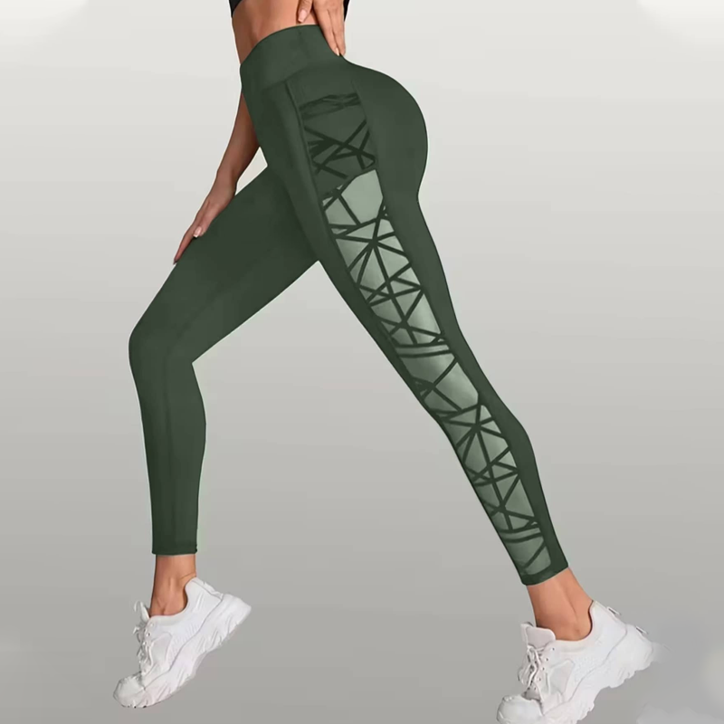 50% RABATT! 🧘 Damen-Mesh-High-Waist-Yogahose mit Taschen – Atmungsaktive Mesh-Panels, Bleibt Kühl & Perfekt für Intensive Workouts 🌸-14