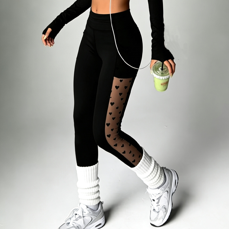 50% RABATT! 🧘 Damen-Mesh-High-Waist-Yogahose mit Taschen – Atmungsaktive Mesh-Panels, Bleibt Kühl & Perfekt für Intensive Workouts 🌸-12