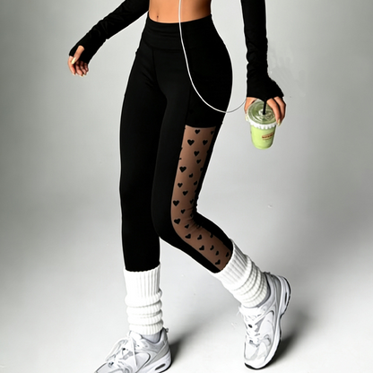50% RABATT! 🧘 Damen-Mesh-High-Waist-Yogahose mit Taschen – Atmungsaktive Mesh-Panels, Bleibt Kühl & Perfekt für Intensive Workouts 🌸-12
