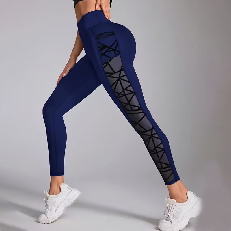 50% RABATT! 🧘 Damen-Mesh-High-Waist-Yogahose mit Taschen – Atmungsaktive Mesh-Panels, Bleibt Kühl & Perfekt für Intensive Workouts 🌸-11