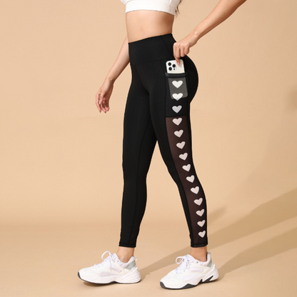 50% RABATT! 🧘 Damen-Mesh-High-Waist-Yogahose mit Taschen – Atmungsaktive Mesh-Panels, Bleibt Kühl & Perfekt für Intensive Workouts 🌸-15