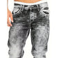🔥 Men's Fashion Creative Stretch Denim Jeans – Minimalist Style, Perfect for Summer & Emo-Inspired Look 💙-2