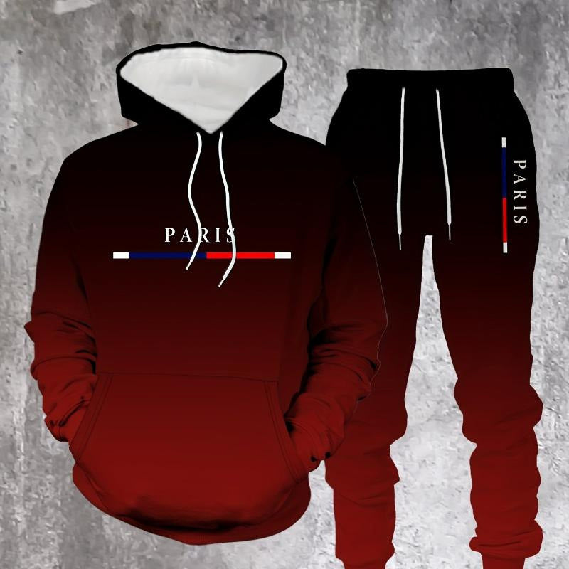 📢📢50%Rabatt!!!🎉🔥 Komplett mit Hoodie & Hose — Mit Kängurutasche und Kordelzug am Bund. Perfekt für das Gym und die Straße!-10