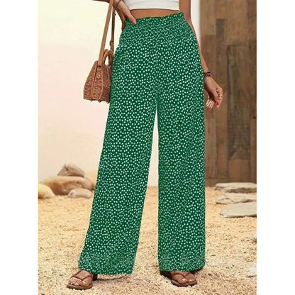 👗⏰ 50% RABATT – Damen-Hose mit gerafftem Hohem Bund & weitem Bein 🌿💨 luftig, elegant, Oversize-Style für Büro & Freizeit – schnell sichern!-9