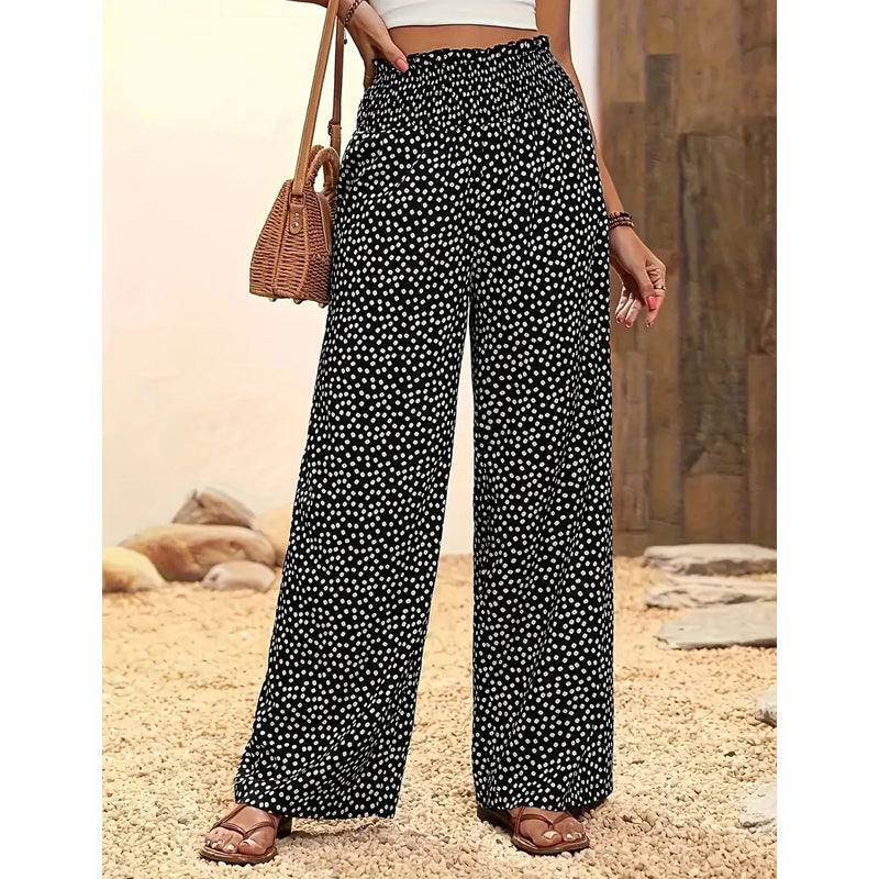 👗⏰ 50% RABATT – Damen-Hose mit gerafftem Hohem Bund & weitem Bein 🌿💨 luftig, elegant, Oversize-Style für Büro & Freizeit – schnell sichern!-10