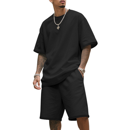 Herren Freizeit-Set – T-Shirt & Shorts – bequem & atmungsaktiv-6