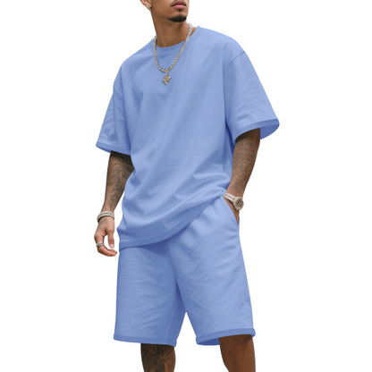 Herren Freizeit-Set – T-Shirt & Shorts – bequem & atmungsaktiv-7