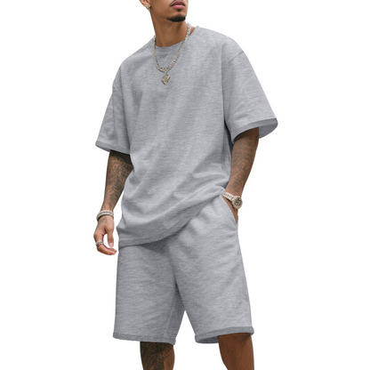 Herren Freizeit-Set – T-Shirt & Shorts – bequem & atmungsaktiv-9