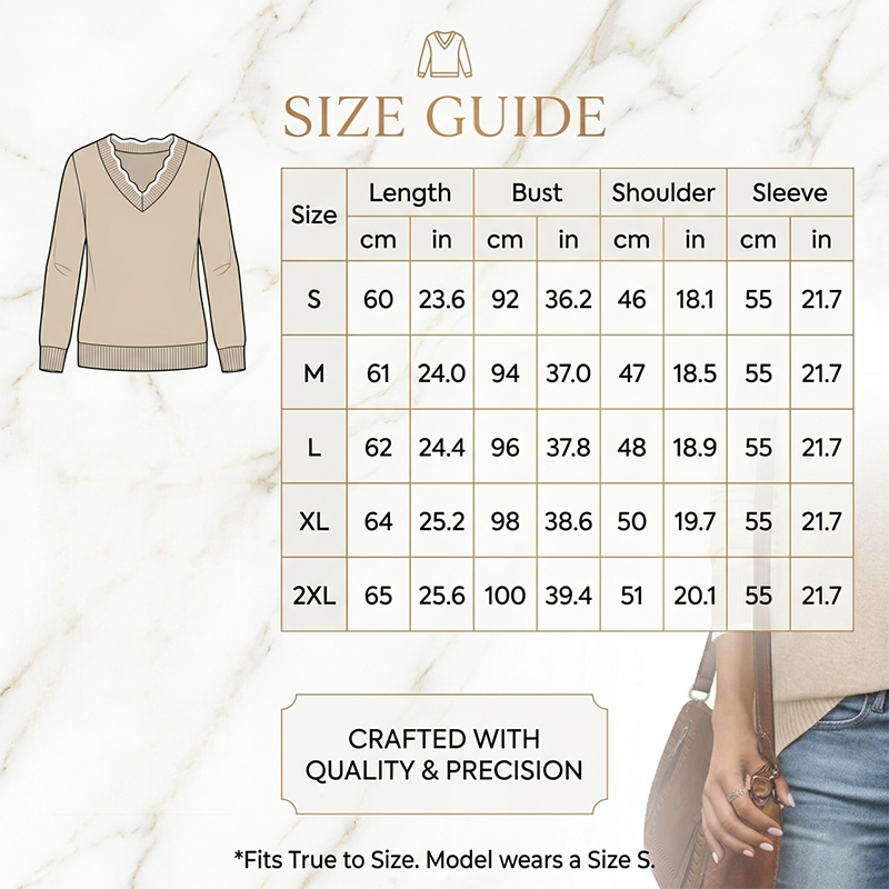 Women’s Casual Long Sleeve Knit Top-7