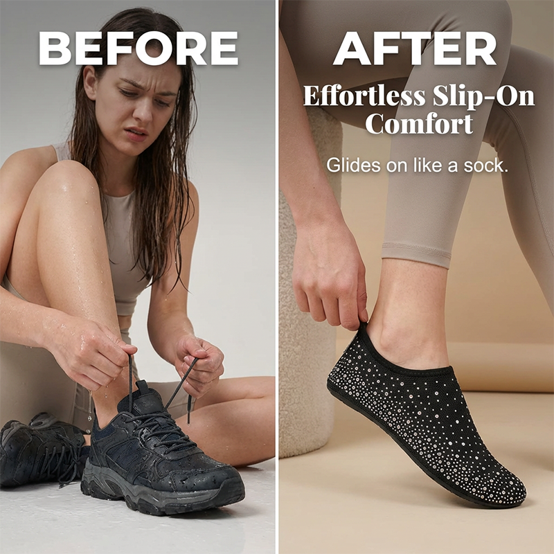 🔥50 % RABATT! 👟Damen-Strandschuhe – Schnelltrocknend, rutschfeste Sohle-1