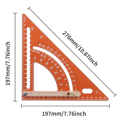 🔥49% DE DESCUENTO📐 Escuadra triangular de precisión para carpinterí