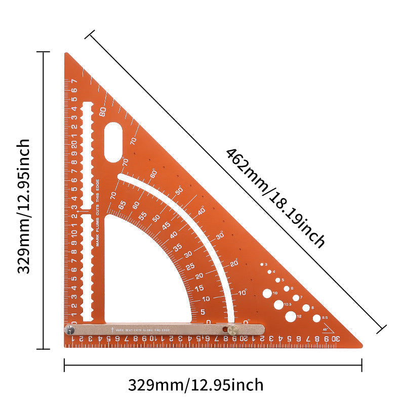 🔥49% DE DESCUENTO📐 Escuadra triangular de precisión para carpinterí