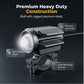 📢📢¡50% OFF!! ⏰Faro LED Universal para Motocicleta de Doble Color – Luz Auxiliar de Conducción