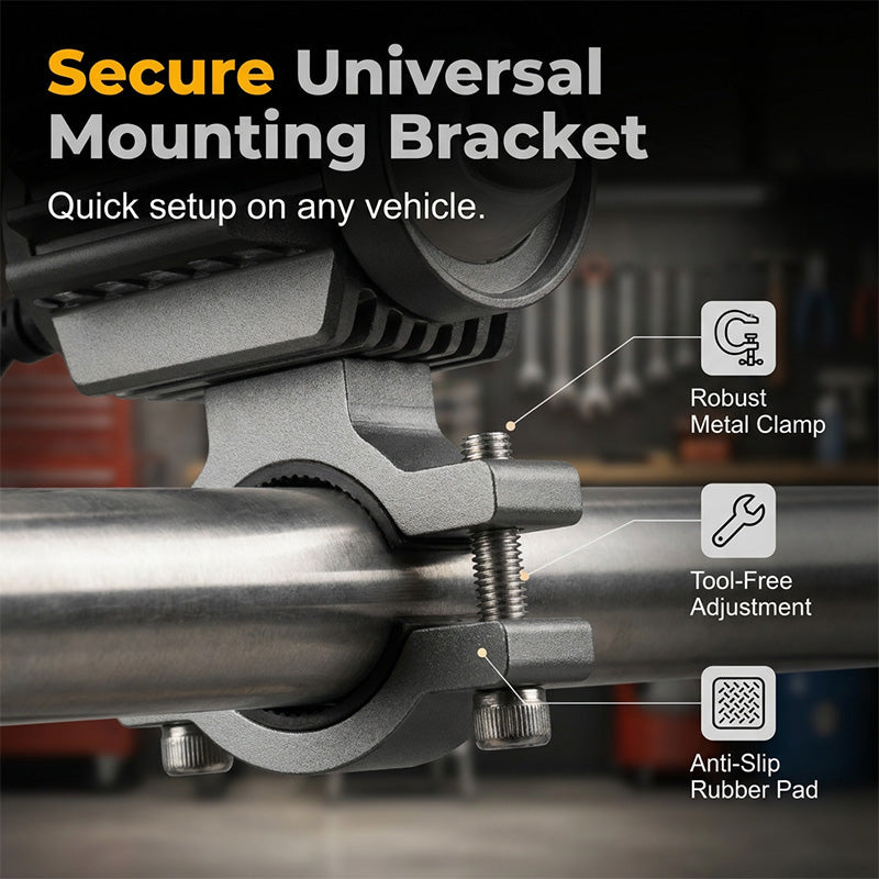 📢📢¡50% OFF!! ⏰Faro LED Universal para Motocicleta de Doble Color – Luz Auxiliar de Conducción