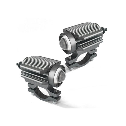 📢📢¡50% OFF!! ⏰Faro LED Universal para Motocicleta de Doble Color – Luz Auxiliar de Conducción