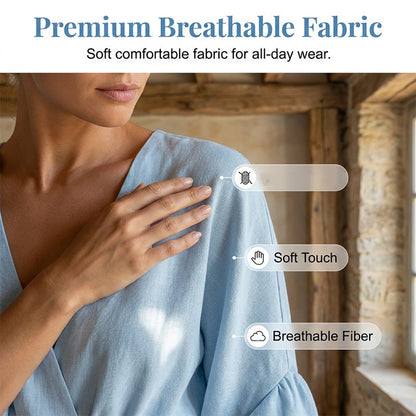 🎁👗 50% RABATT! Hochtaillierter Weitbein-Jumpsuit mit V-Ausschnitt – luftig, bequem, vielseitig – ideal für Reisen & Urlaub. 🏖️💫-1