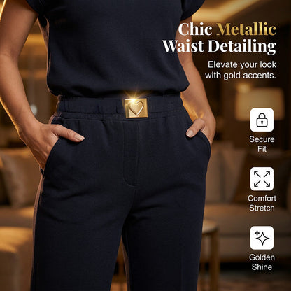 🔥👚 50% RABATT! Damen Freizeit-Oberteil & Hose 2-teiliges Set – Lässiger Zweiteiler für Alltag, Büro & Reise. 🌸💨-3