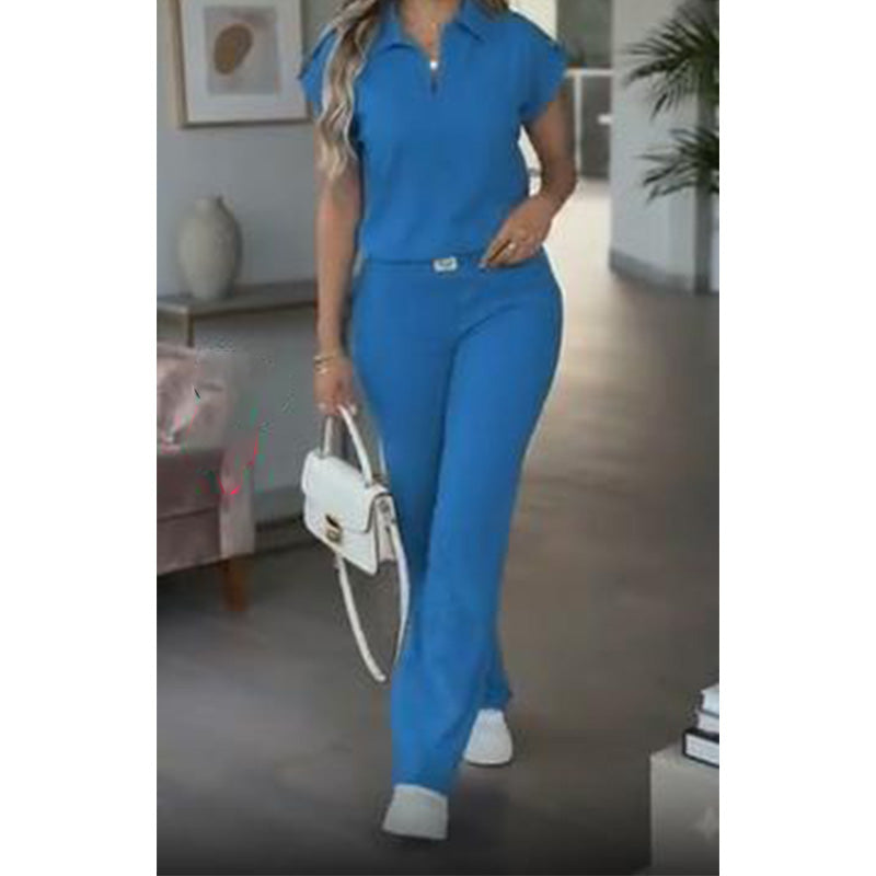 🔥👚 50% RABATT! Damen Freizeit-Oberteil & Hose 2-teiliges Set – Lässiger Zweiteiler für Alltag, Büro & Reise. 🌸💨-10