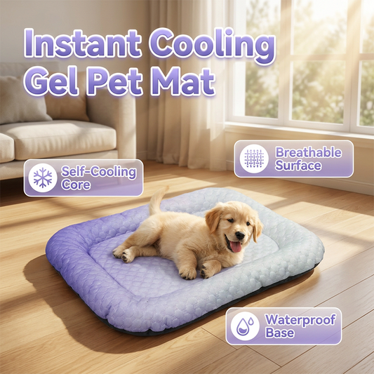 🎁Nuevos Lanzamientos 2026 50% OFF💥Alfombra Refrescante de Gel para Mascotas – Alivio del Calor de Verano, Transpirable, No Tóxica, Colchoneta Fresca para Dormir para Perros y Gatos