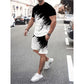 👕 ¡OFERTA LIMITADA 50% OFF! 💥 Conjunto Casual de Verano con Estampado Dinámico para Hombre – Pincelada 3D, Tela Suave, Corte Ergonómico ✨