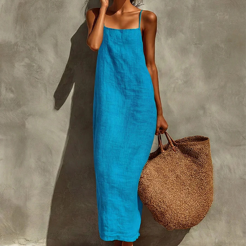 👗 50% RABATT! 🎁 Damen lässiges einfarbiges Trägerkleid – Leicht, luftig & vielseitig – Perfekt für warme Tage, Strand oder einen entspannten Look – bequem & stilvoll 🌸☀️✨-7