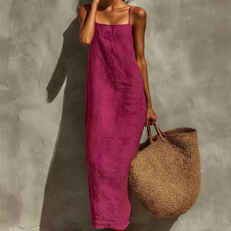 👗 50% RABATT! 🎁 Damen lässiges einfarbiges Trägerkleid – Leicht, luftig & vielseitig – Perfekt für warme Tage, Strand oder einen entspannten Look – bequem & stilvoll 🌸☀️✨-13