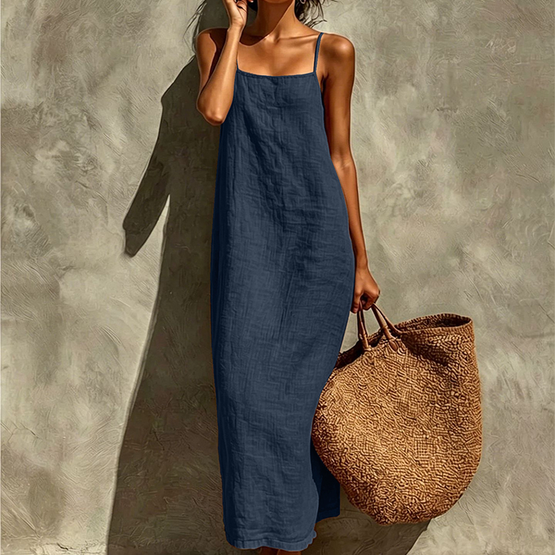👗 50% RABATT! 🎁 Damen lässiges einfarbiges Trägerkleid – Leicht, luftig & vielseitig – Perfekt für warme Tage, Strand oder einen entspannten Look – bequem & stilvoll 🌸☀️✨-16