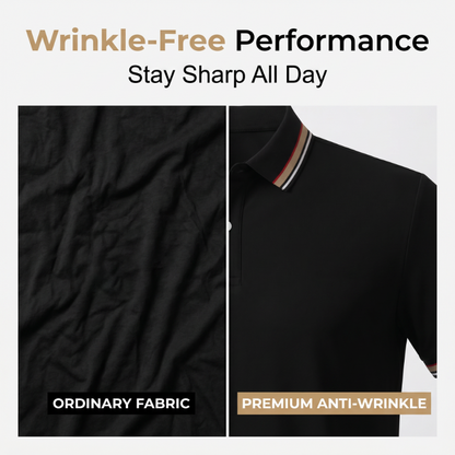 👔 Herren Poloshirt mit Kontrastkragen ☀️ Schnell Trocknend, Bequem & Ideal für Sommer und Freizeit-5
