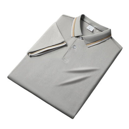 👔 Herren Poloshirt mit Kontrastkragen ☀️ Schnell Trocknend, Bequem & Ideal für Sommer und Freizeit-15