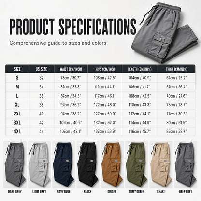 👖 50% RABATT! 🏕️ Herren Cargohose in lockerer Passform – Bequem, vielseitig & mit vielen Taschen – Ideal für Alltag, Outdoor & Freizeit ✨-7