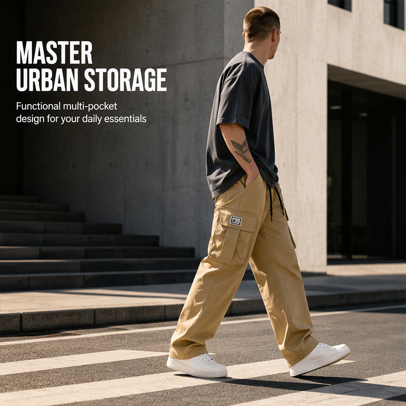 👖 50% RABATT! 🏕️ Herren Cargohose in lockerer Passform – Bequem, vielseitig & mit vielen Taschen – Ideal für Alltag, Outdoor & Freizeit ✨-4