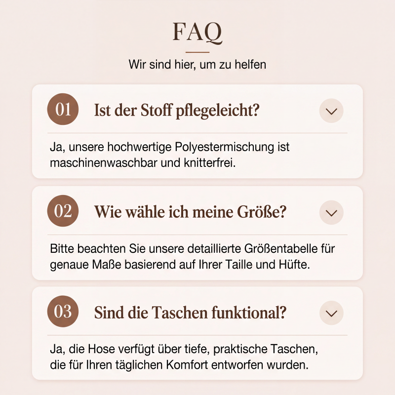 📢📢50%Rabatt!!!🎉✨Damen-Hochweitbund-Hosen mit kontrastierenden Besätzen-7