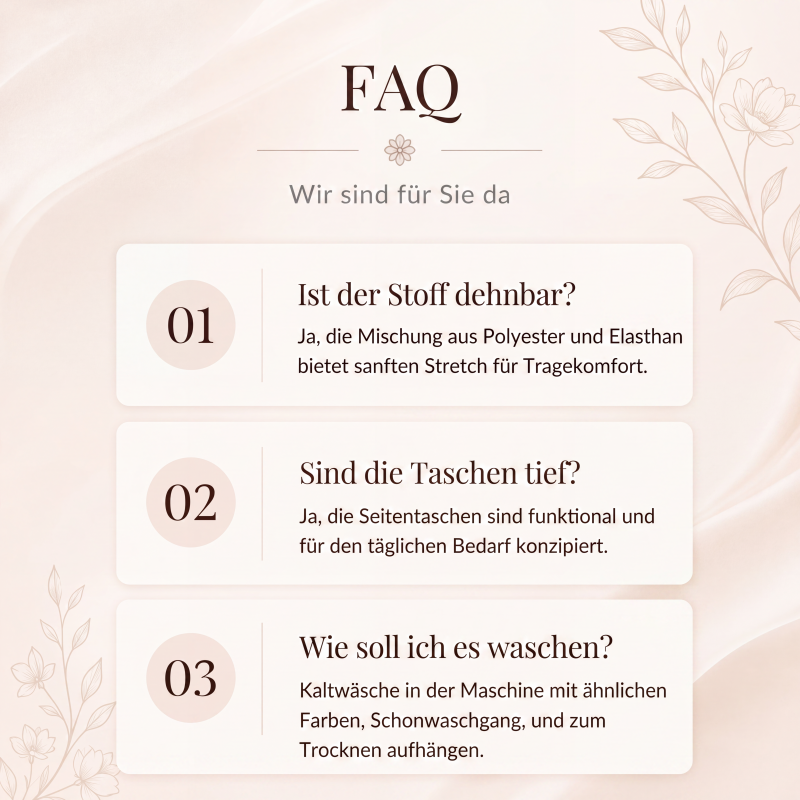 🌸🔥50% RABATT!🔥🔥Blumiges V-Ausschnitt-Kleid mit Taillendrehung – elegant und lässig für jeden Anlass-13