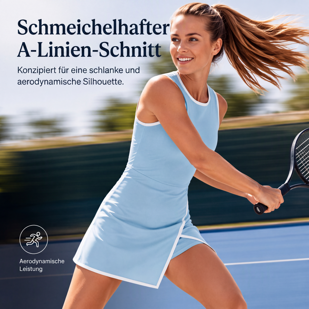 🎾 Damen Tenniskleid mit lockerem Schnitt – Sportlich-elegantes Freizeitkleid für warme Tage-7