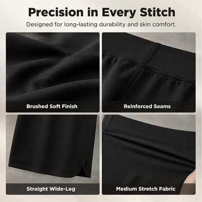 🔥Heißer Verkauf 50% Rabatt🥳💞 Über 50.000 Stück verkauft!⚡🩳Damen Freizeit Wide-Leg Shorts knielang✨-1