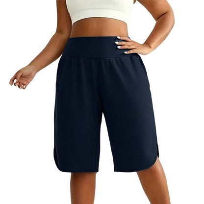 🔥Heißer Verkauf 50% Rabatt🥳💞 Über 50.000 Stück verkauft!⚡🩳Damen Freizeit Wide-Leg Shorts knielang✨-9