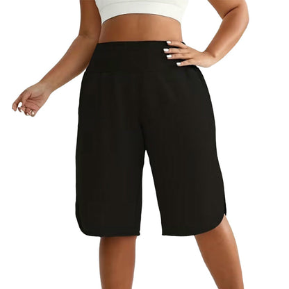 🔥Heißer Verkauf 50% Rabatt🥳💞 Über 50.000 Stück verkauft!⚡🩳Damen Freizeit Wide-Leg Shorts knielang✨-12