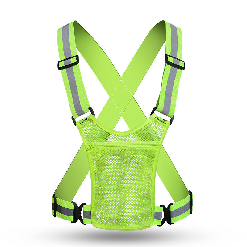 🦺✨ Reflektierende Weste mit hoher Sichtbarkeit – praktische Tasche, bequeme Passform und absolute Sicherheit beim Laufen bei Tag und Nacht 🌙🏃‍♂️-8