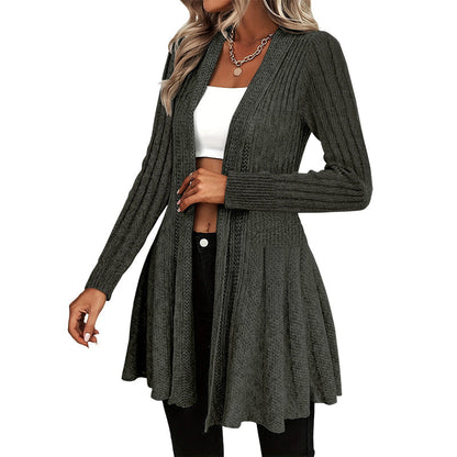 🌸🧥Neuheiten – Eleganter offener Cardigan mit Stricktextur – Weicher Komfort & vielseitiger Stil für jeden Anlass-7